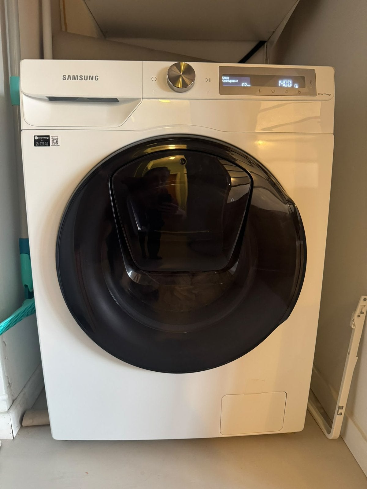 Machine à laver et à sécher Samsung (2 ans), Electroménager, Enlèvement, Comme neuf