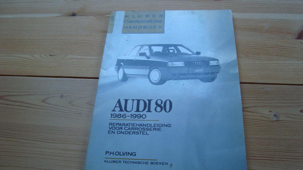 Kluwer carrosserie handboek Audi 80 1986-1990, Auto diversen, Handleidingen en Instructieboekjes, Verzenden