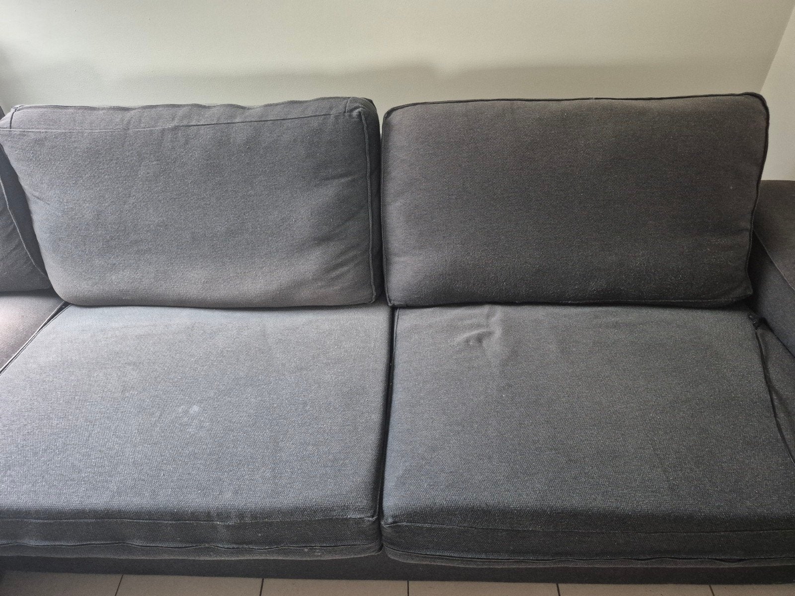 zetel GRATIS AF TE HALEN, Ophalen, Gebruikt, 150 cm of meer, Hoekbank