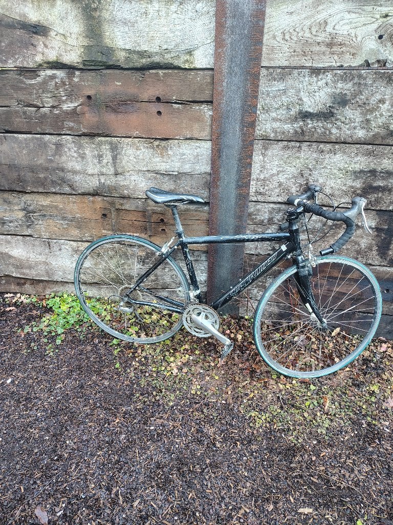 Koersfiets specialized 26" inch, Gebruikt, Velgrem, Handrem, Specialized