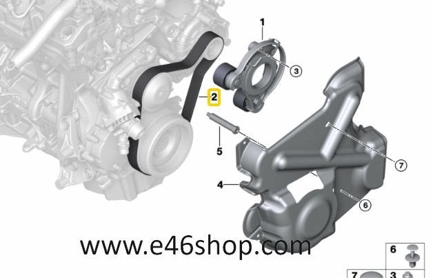 Multiriem BMW F45 i8 Mini oe 11287634195 org bmw, Neuf, -, -, Enlèvement ou Envoi