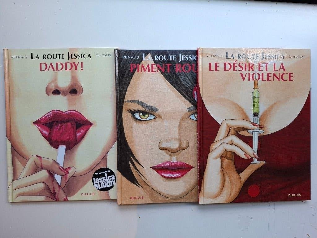 LA ROUTE JESSICA TOMES 1 à 3 SERIE COMPLETE TTBE TOUS EO, Série complète ou Série, Enlèvement ou Envoi, Comme neuf