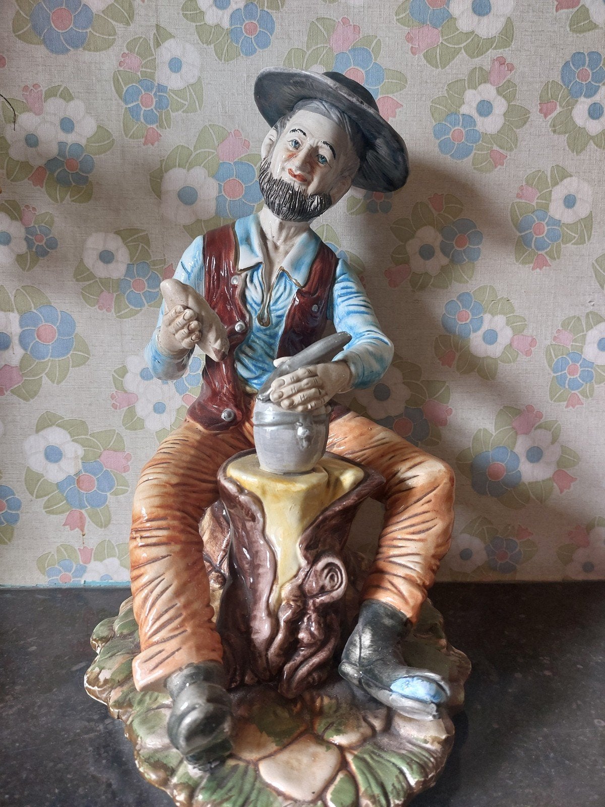 vintage beeldje, Ophalen