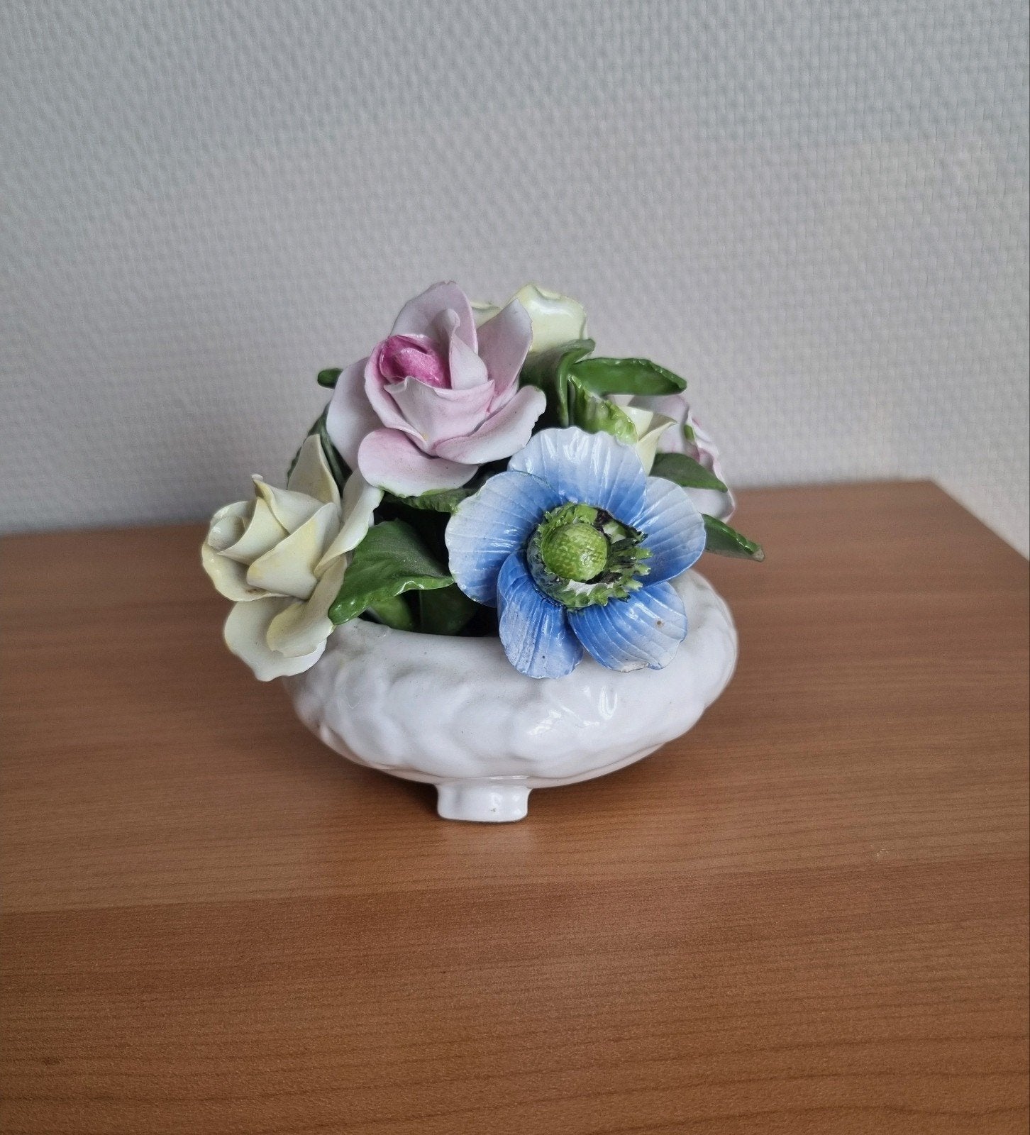 Pot de fleurs vintage en porcelaine, Antiquités & Art, Enlèvement