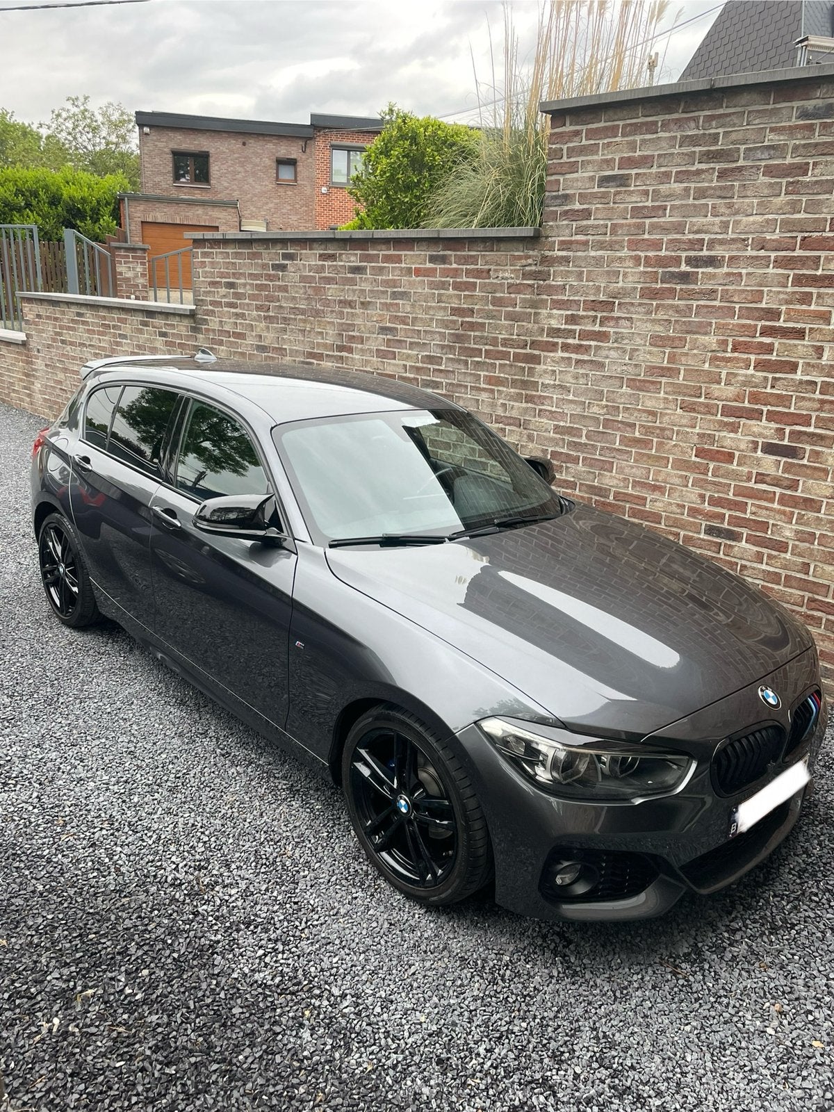 BMW 116i Pack M, Autos, BMW, Cuir, Achat, Euro 6, Noir