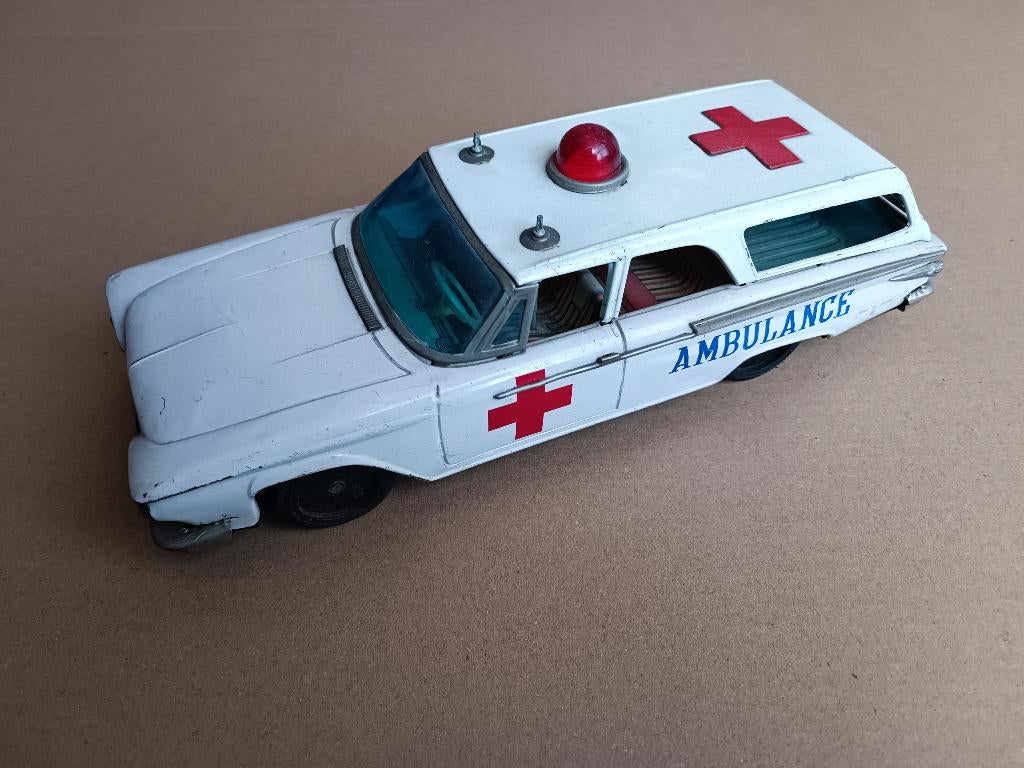 Plymouth Station car (Ambulance) 1961/ Ichiko Japan, Antiek en Kunst, Verzenden