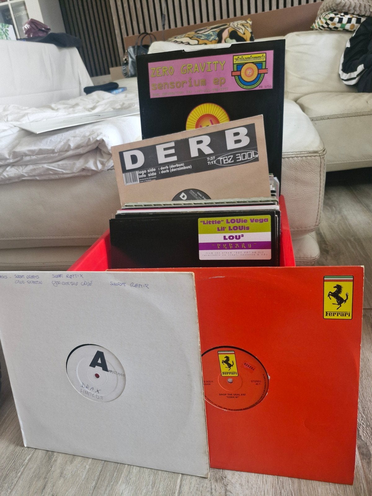 LOT TRANCE-HARD TRANCE-TECHNO... 32 SLIPMATTEN, Cd's en Dvd's, Ophalen of Verzenden, Techno