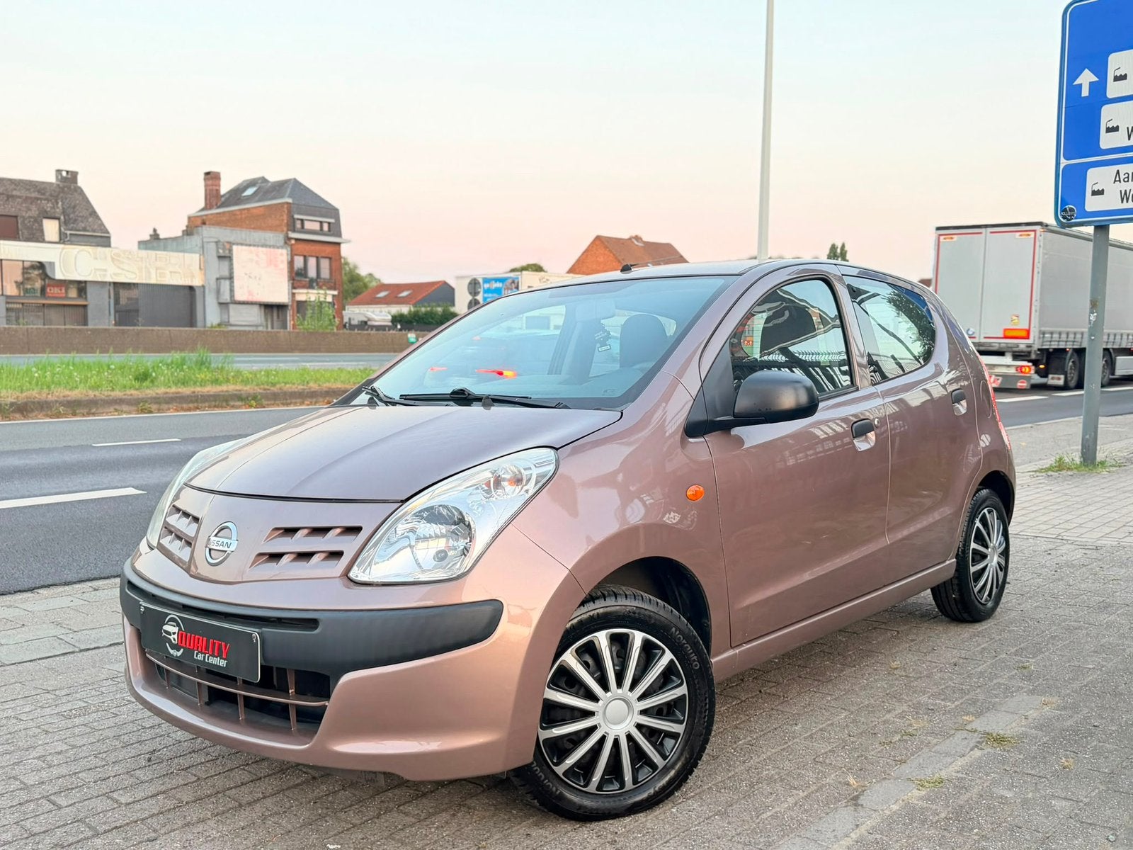 Nissan Pixo 2010 *026000km* 1.0i eerste eigenaar nieuwstaat, Auto's, Nissan, Bedrijf, Te koop, Pixo, ABS, Airbags, Centrale vergrendeling