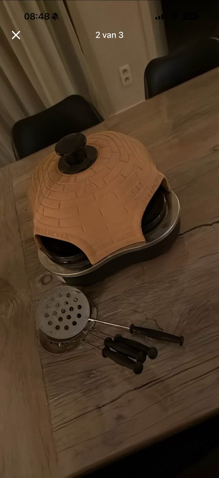 Pizzarette x2, Ophalen, Zo goed als nieuw