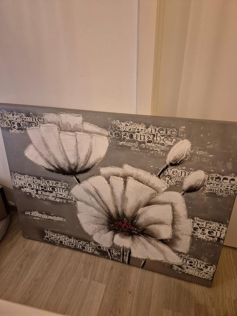 Belle peinture sur toile, avec cadre en bois, Enlèvement, Peinture