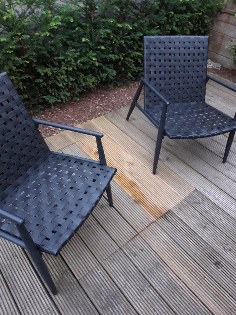2 tuinzeteltjes aliminium, Tuin en Terras, Ophalen, Aluminium