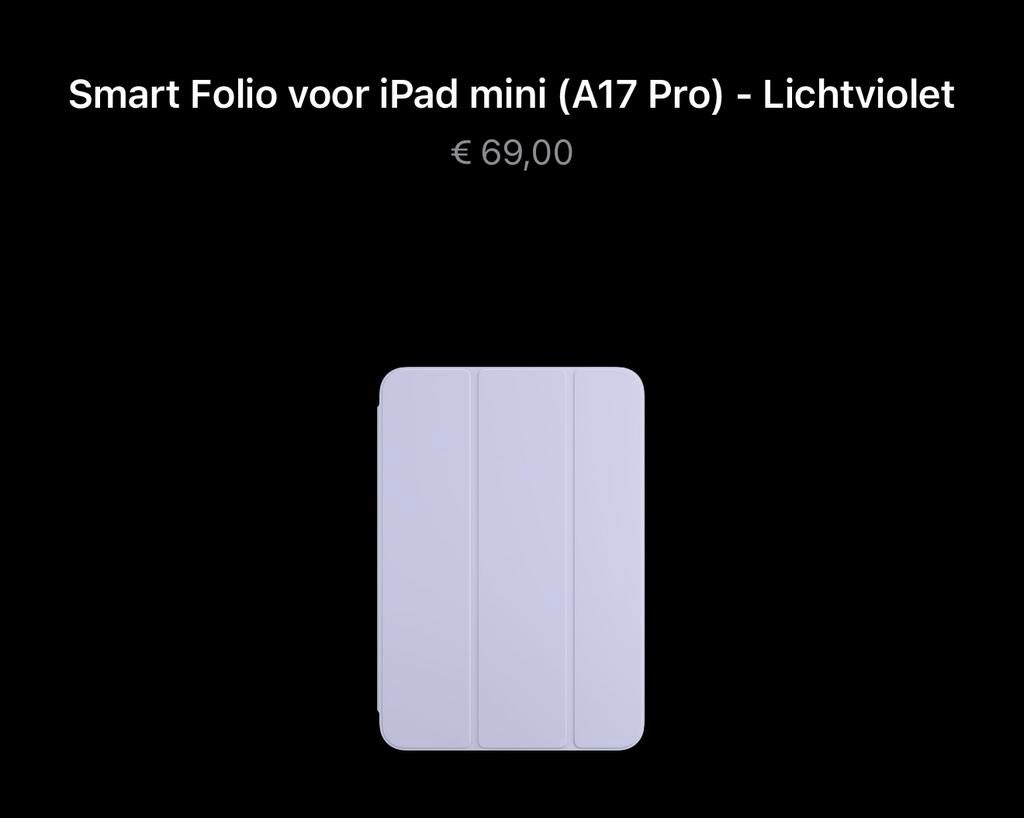 Ipad Mini beschermhoesje, Ophalen of Verzenden, Zo goed als nieuw