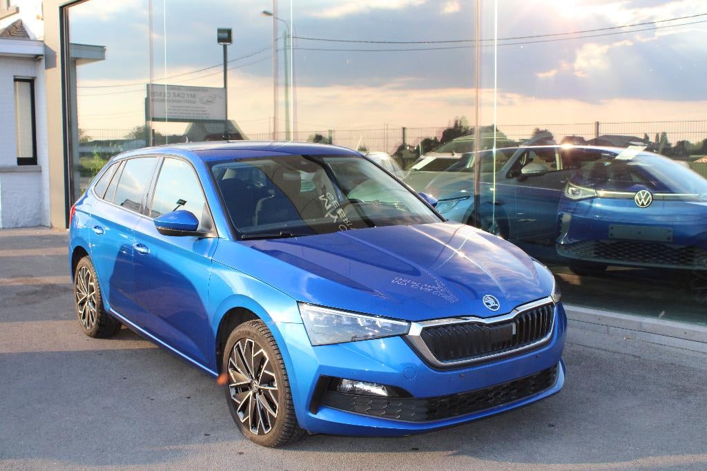 SKODA SCALA 1.0TSI - ACC - NAVI - APP CONNECT, Voorwielaandrijving, Euro 6, Blauw, 1209 kg
