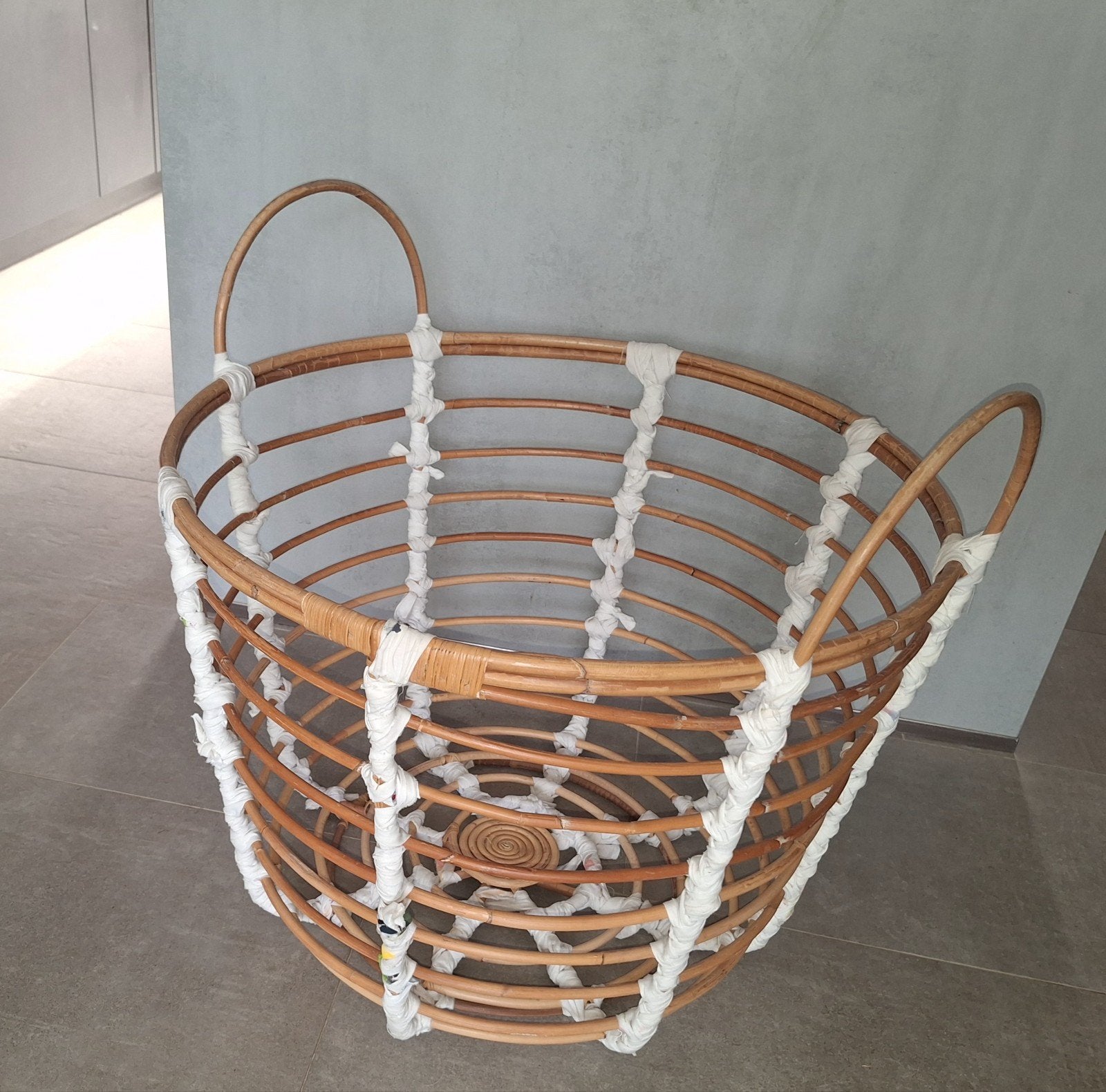 IKEA JASSA mand (Piet Hein Eek) – Grote rotan mand, Enlèvement, Utilisé, Autres matériaux, Panier