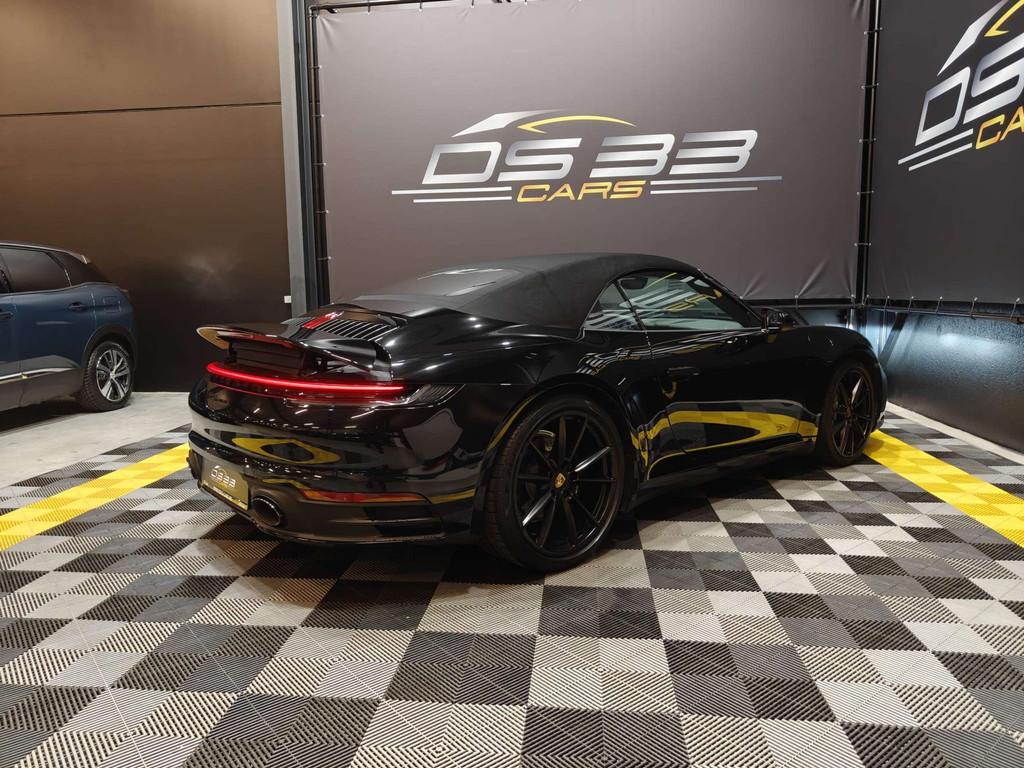 Porsche 911 992 Carrera Cabrio/Sportuitlaat/PASM/Carplay/CAM, Auto's, Automaat, 4 zetels, Achterwielaandrijving, Gebruikt