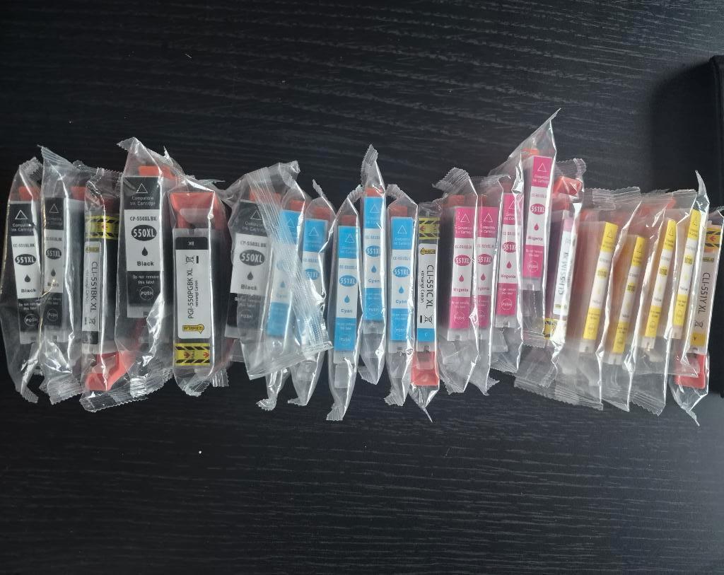 Inktpatronen Canon 550 XL & 551 XL, Computers en Software, Ophalen of Verzenden, Nieuw, Cartridge, Canon