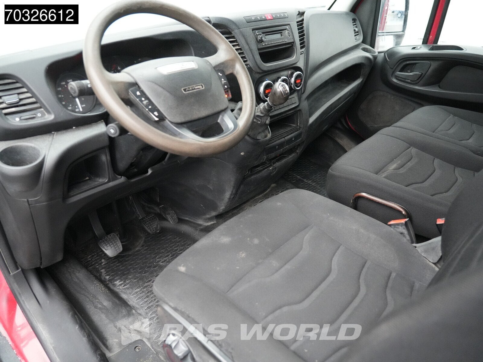 Iveco Daily 35C17 3.0L Kipper met Kist Dubbellucht Airco Cru, Rouge, Euro 5, Achat, Entreprise