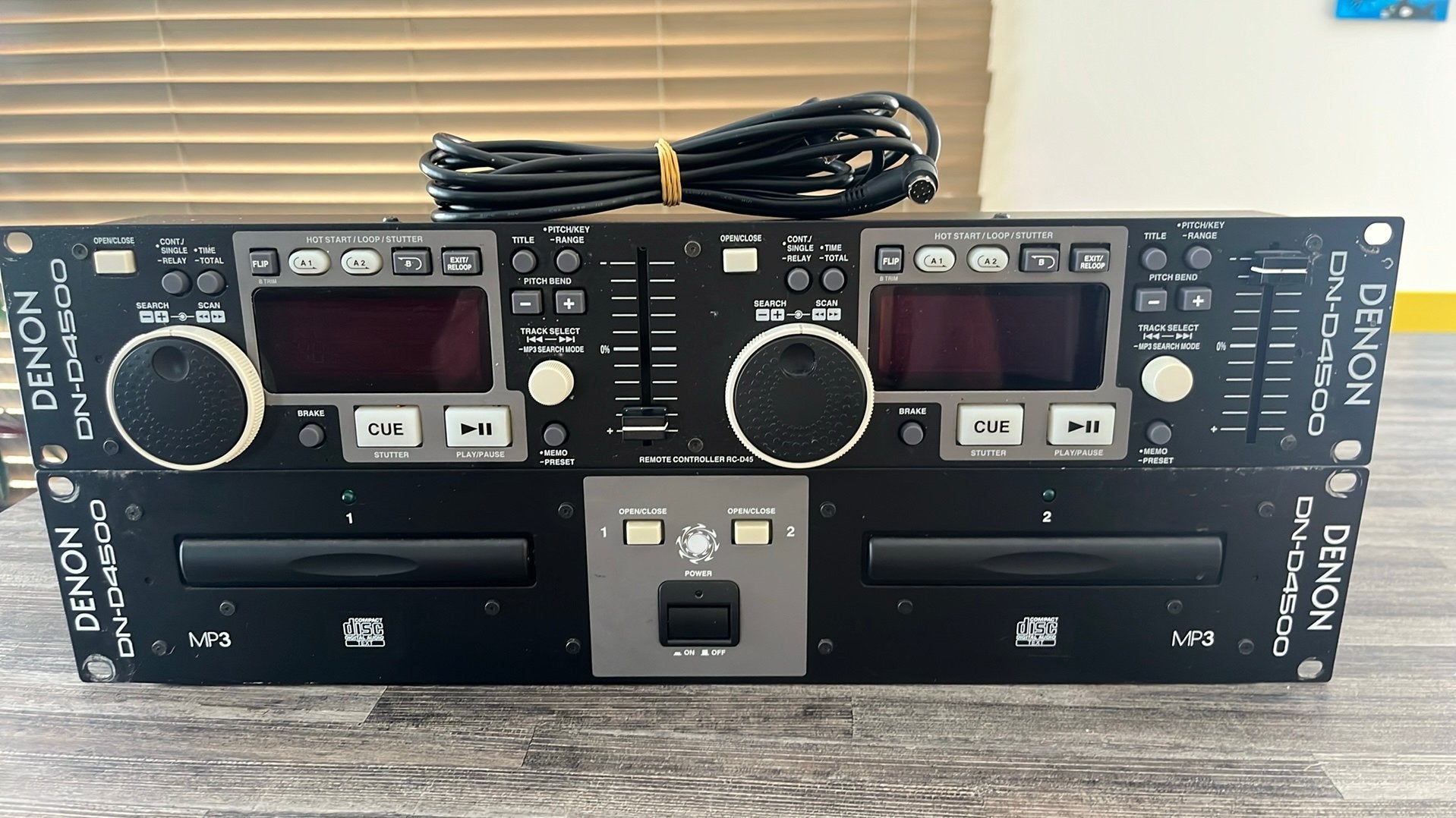 Denon DN-D4500 + RC-D45, Muziek en Instrumenten, Dj-sets en Draaitafels, Ophalen of Verzenden, Gebruikt, Dj-set, Denon