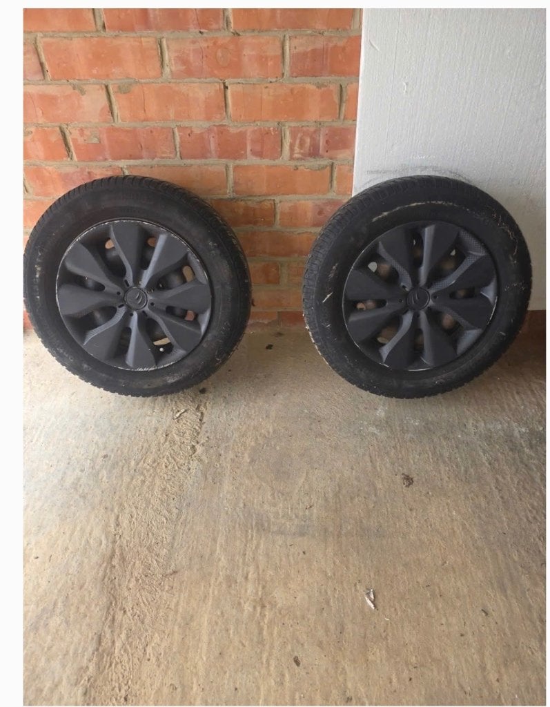 2 banden met velg, Auto-onderdelen, Banden en Velgen, Ophalen, Gebruikt, 15 inch, Winterbanden