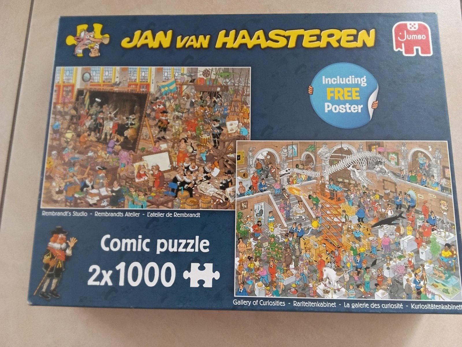 Puzzles Jan van Haasteren, 2 x 1000 pièces, Hobby & Loisirs créatifs, Sport cérébral & Puzzles, Enlèvement ou Envoi