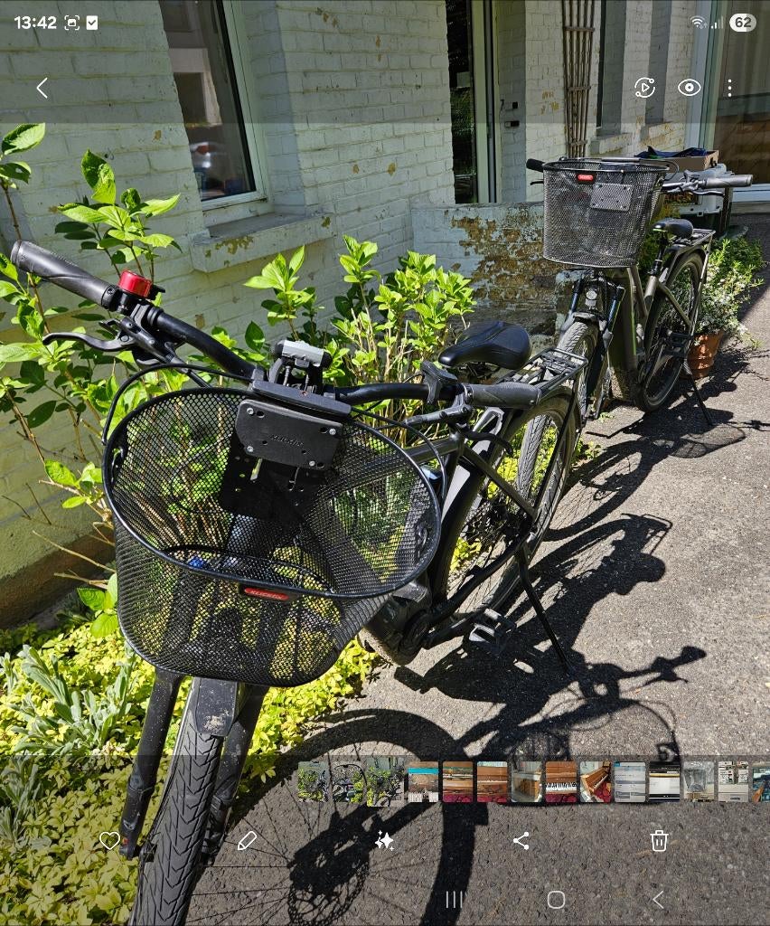 klickfix afneembare fietsmand, Ophalen, Zo goed als nieuw, Fietsmand