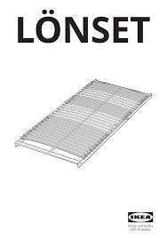 2X Sommier LONSET IKEA, Ophalen, 90 cm, Eenpersoons, Zo goed als nieuw