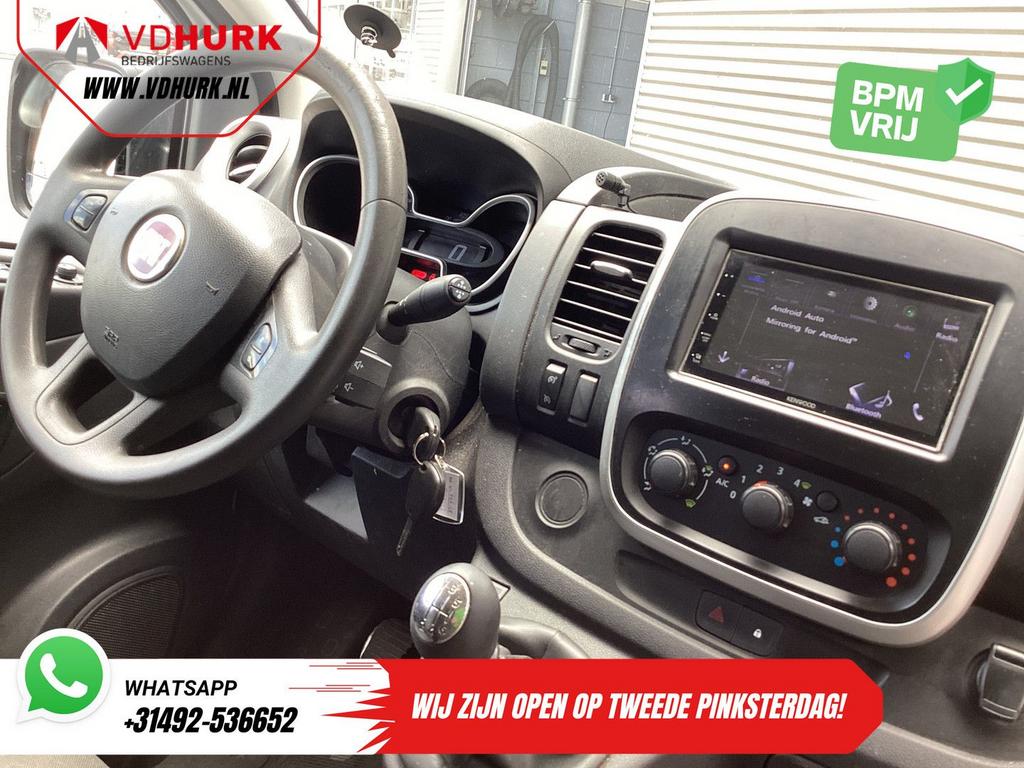 Fiat Talento 1.6 MJ 125 pk L2 DC Dubbel Cabine EXPORT ONLY A, Auto's, 174 g/km, Wit, Bedrijf, Parkeersensor