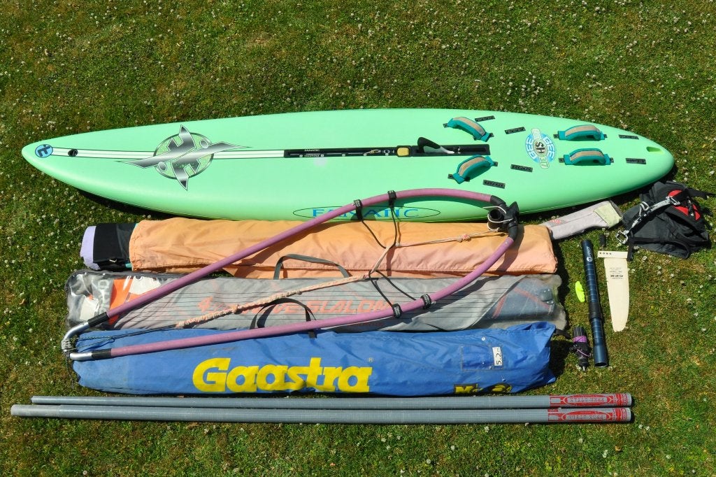 Kit très complet Fanatic Bee 317 - 195L, Sports nautiques & Bateaux, Planche à voile, Utilisé, Ensemble complet, Fanatic, 300 cm ou plus
