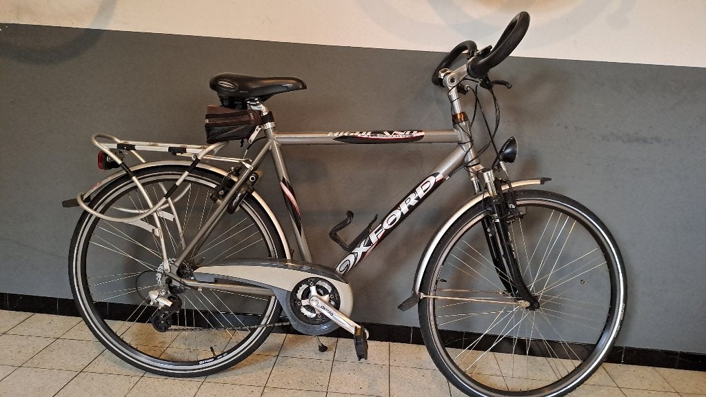 Herenfiets, Gebruikt, Velgrem, Versnellingen, 49 tot 53 cm