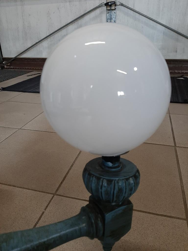 Antieke lamp blauw, Huis en Inrichting, Ophalen
