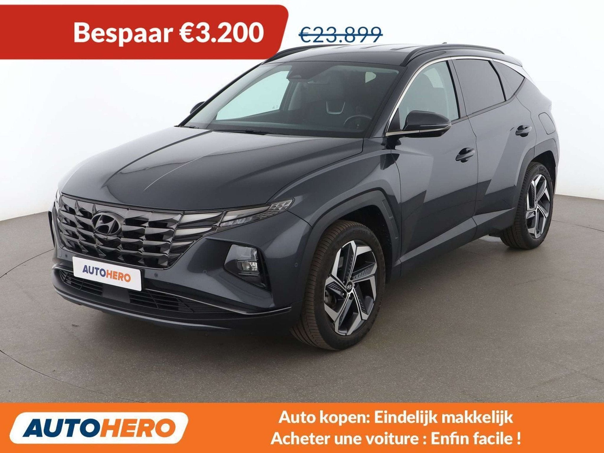 Hyundai Tucson 1.6 T-GDI Plug-in Hybrid Prime 4WD, Autos, Cuir, Achat, Anti démarrage, Euro 6