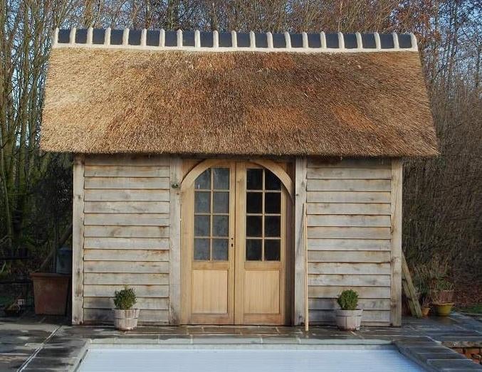 Oak, eik dunne planken voor poolhouse, garage, of.., Ophalen