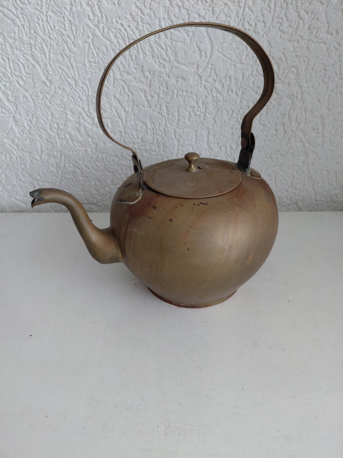 Oude koperen waterketel, Antiek en Kunst, Ophalen of Verzenden