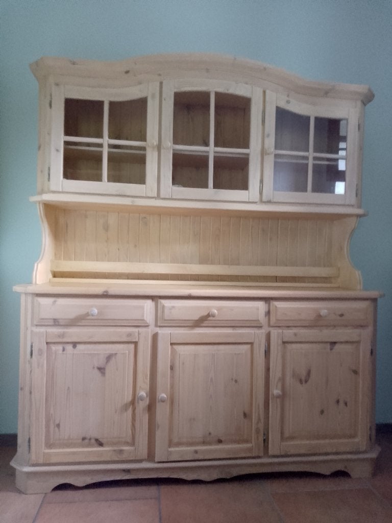 Buffet en pin clair, Maison & Meubles, 25 à 50 cm, Avec tablette(s), 150 à 200 cm, Utilisé