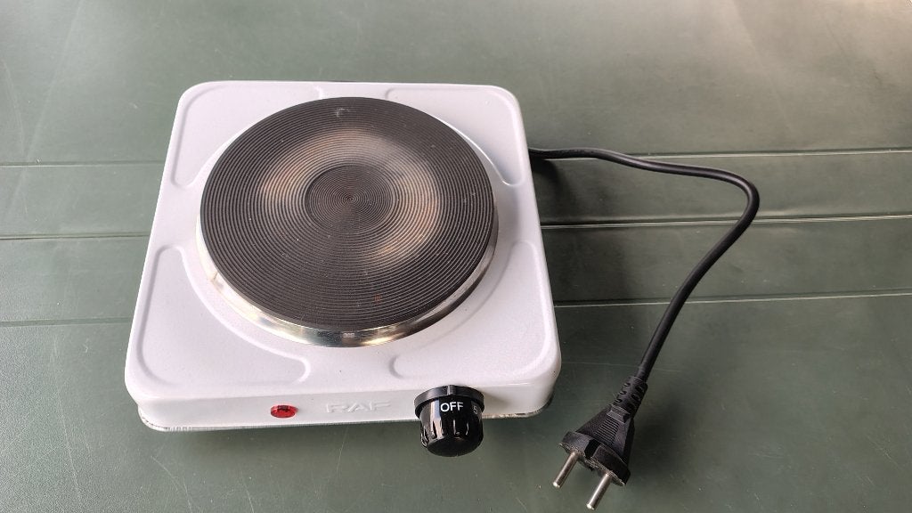 Elektrische kookplaat 1000W, Caravans en Kamperen, Kampeeraccessoires, Ophalen