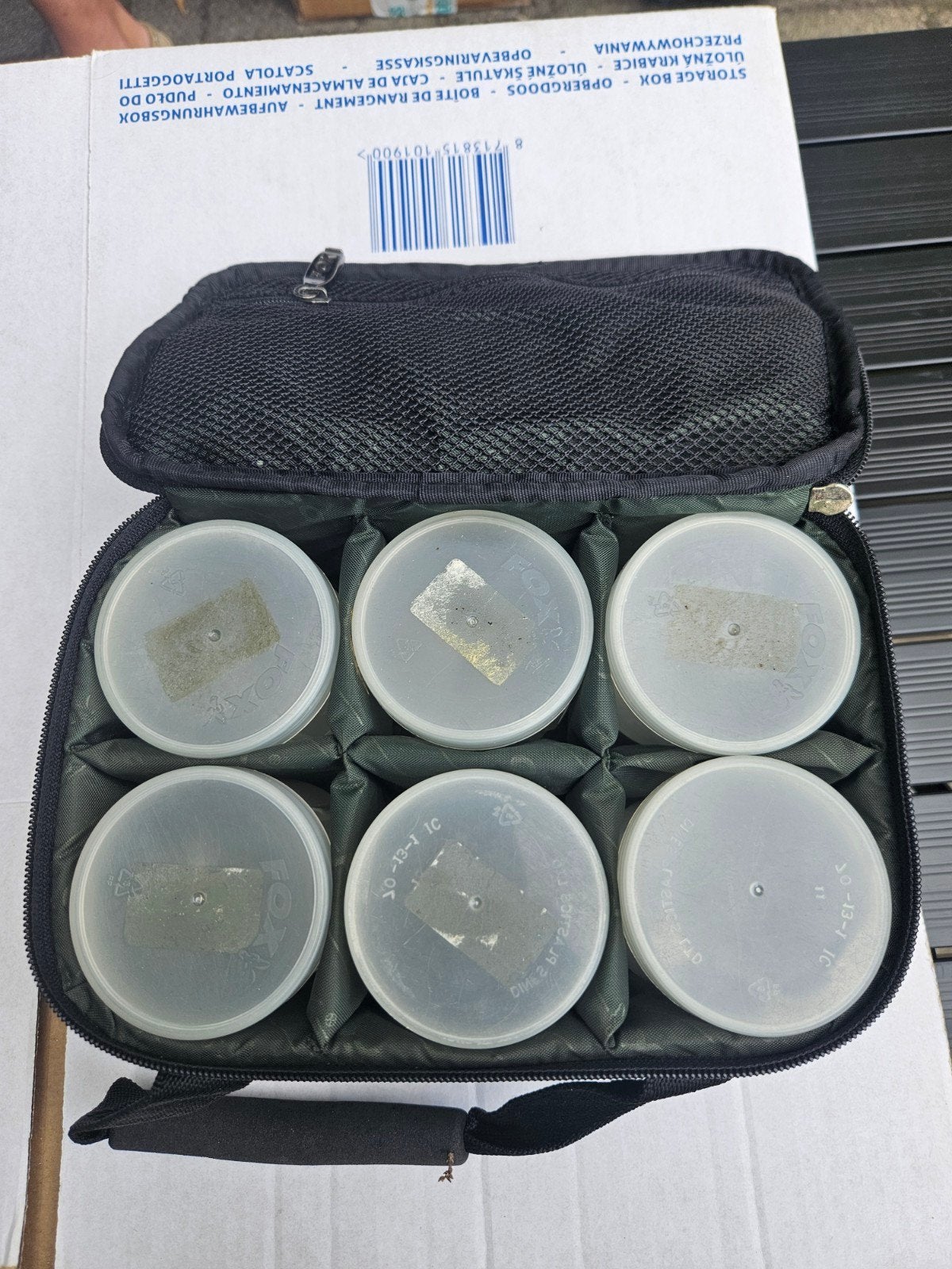 Fox glug 6 pot case, Watersport en Boten, Hengelsport | Karpervissen, Ophalen