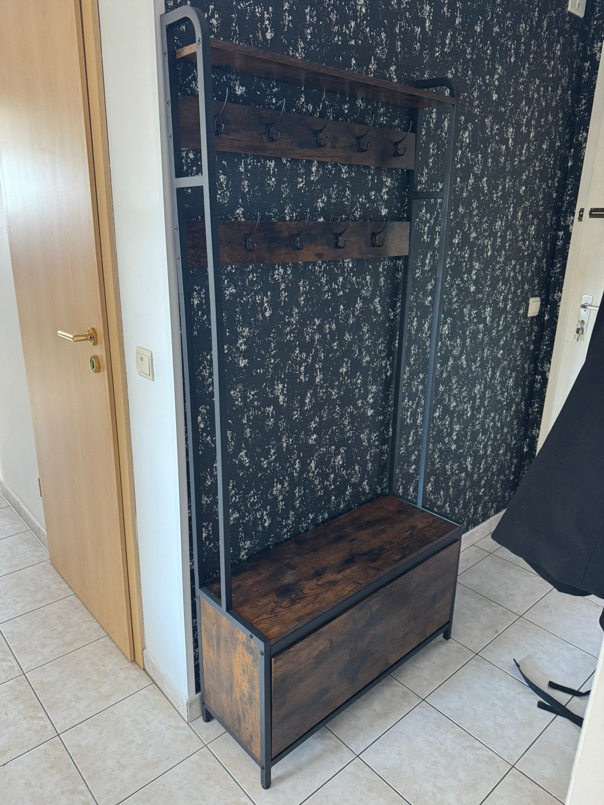 Portemanteau avec rangement, chaussures, Enlèvement, Comme neuf