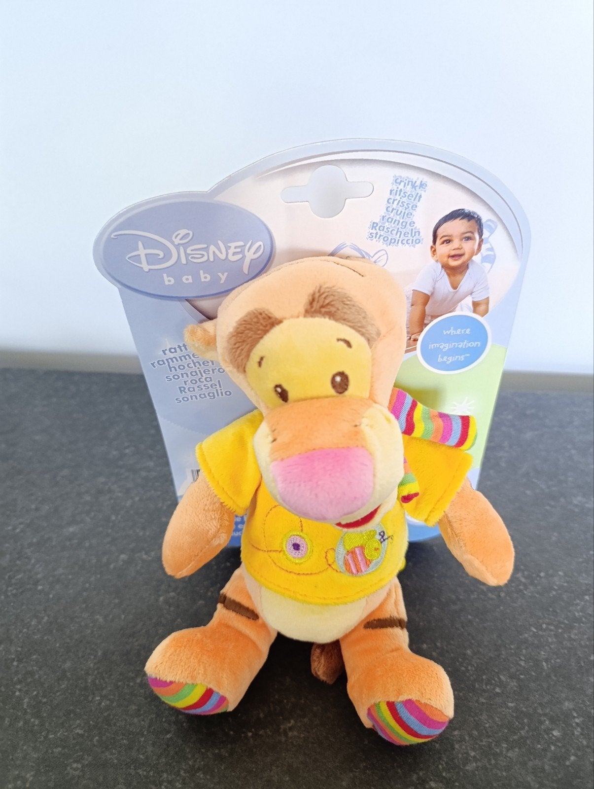 Disney Baby Teigetje knuffel, Kinderen en Baby's, Ophalen, Nieuw, Met geluid, Disney