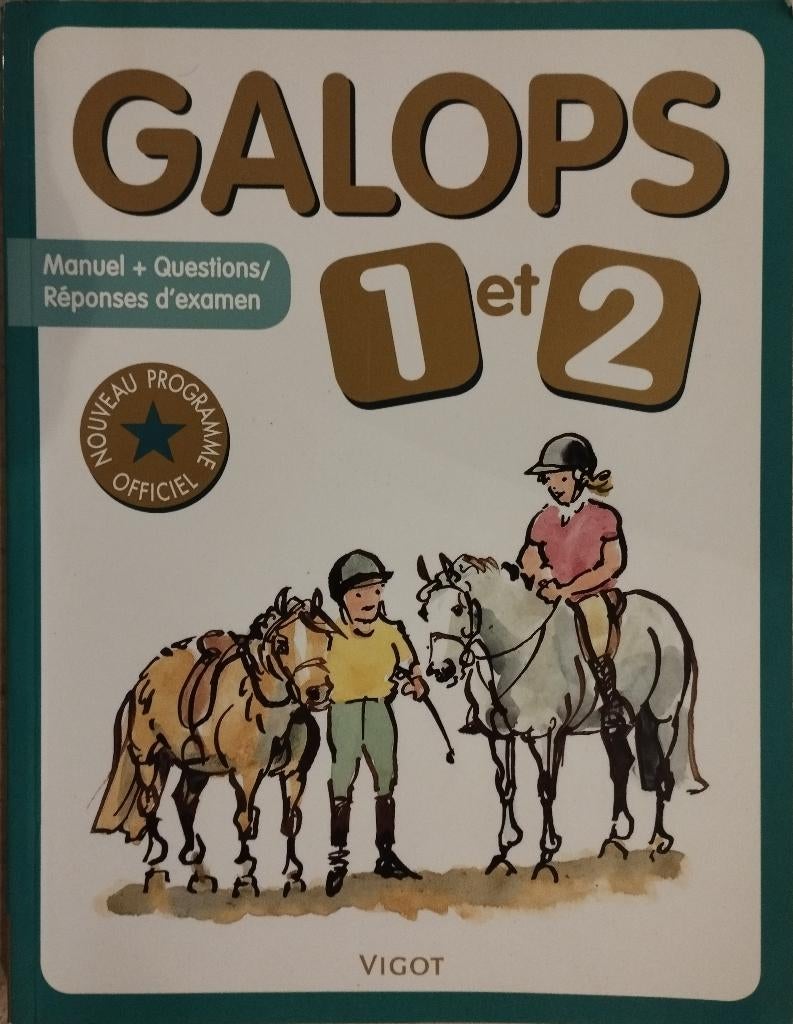 équitation livre Galops 1 et 2, Enlèvement ou Envoi, Comme neuf, Enfants