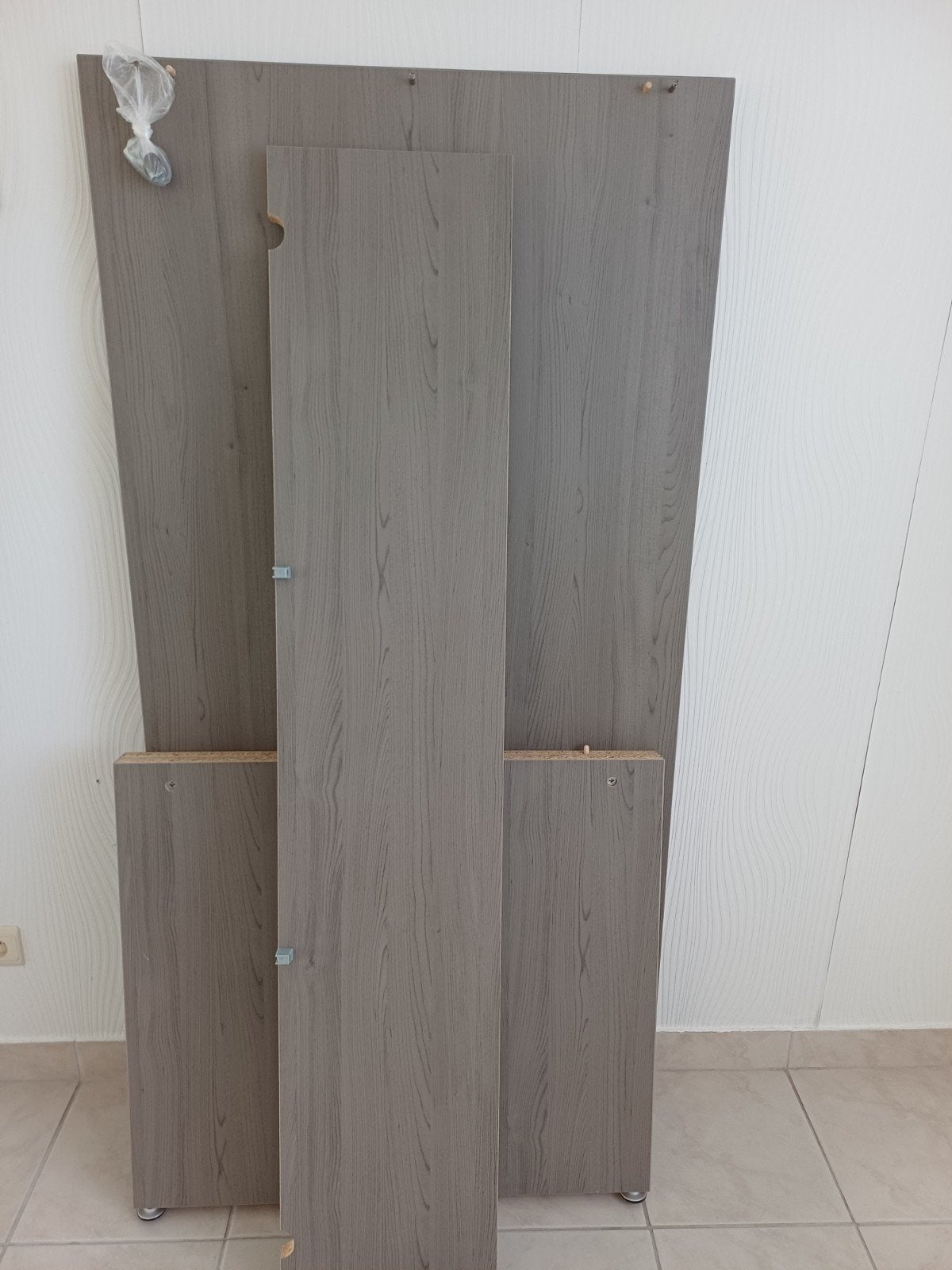 bureau, Ophalen, 160 cm, Spaanplaat of MDF, Bruin