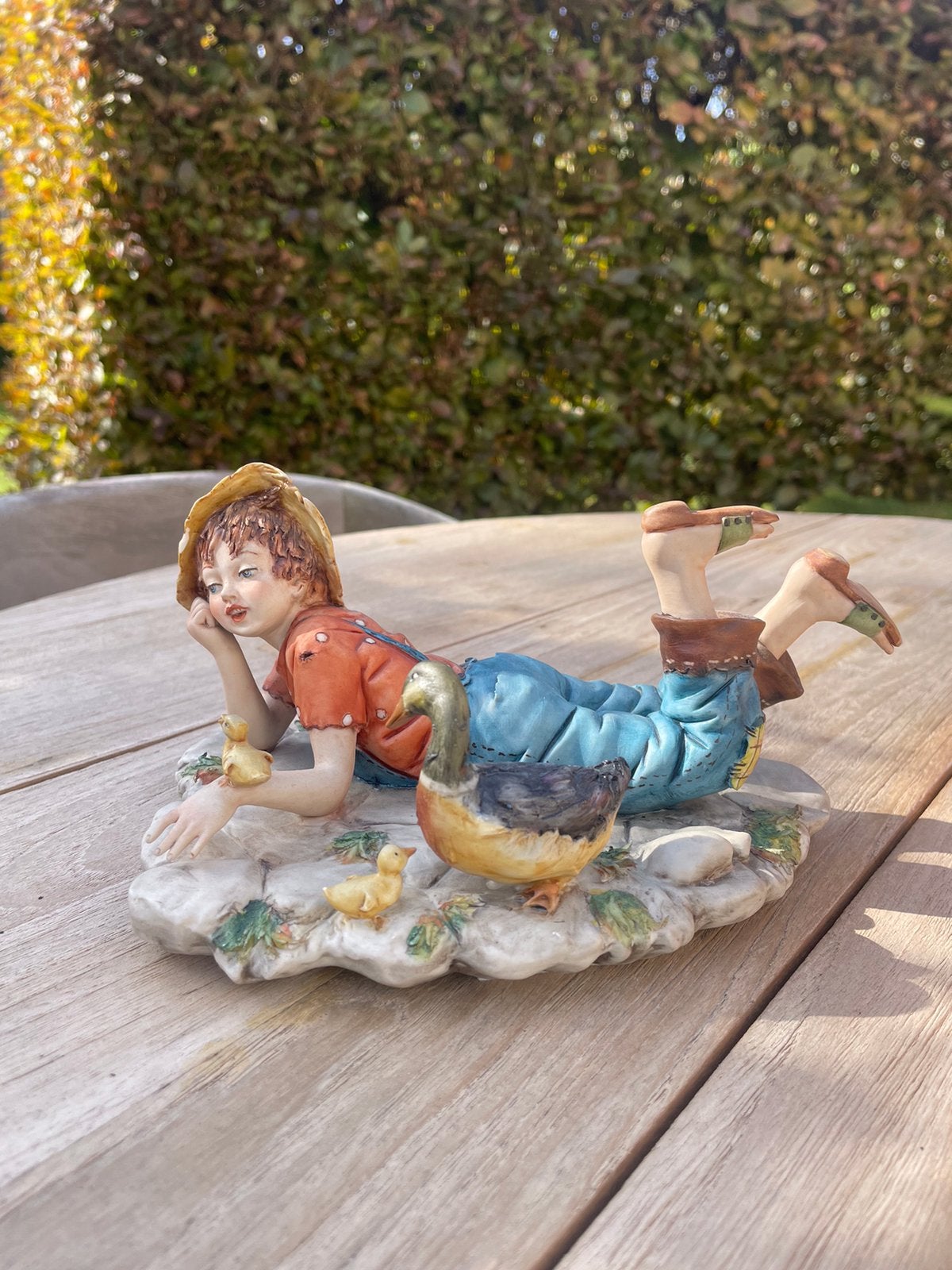 Vintage porseleinen beeldje Volta – Capodimonte-stijl, Ophalen of Verzenden, Zo goed als nieuw