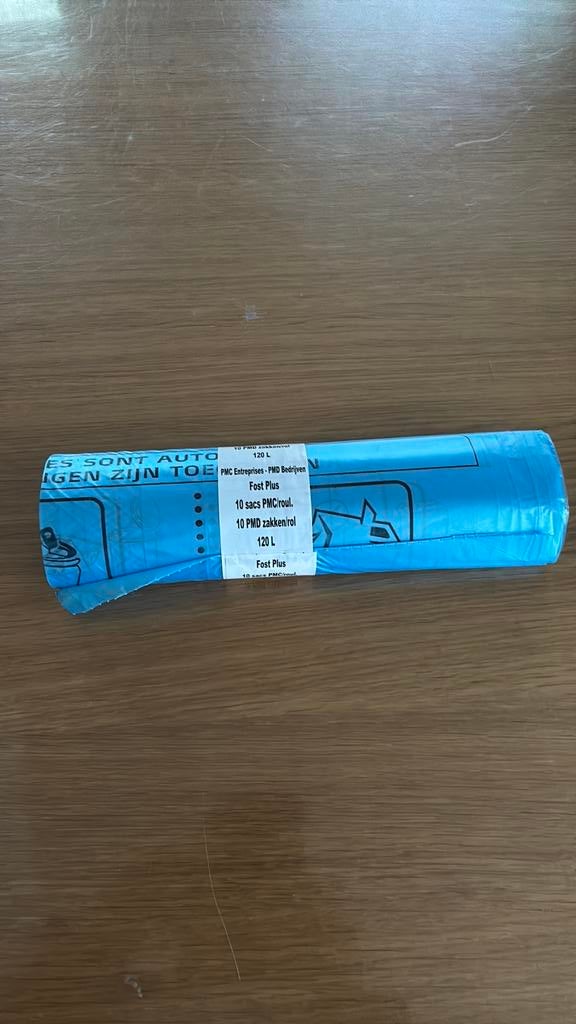 Rol PMD zakken 120 liter - meerdere rollen, Ophalen