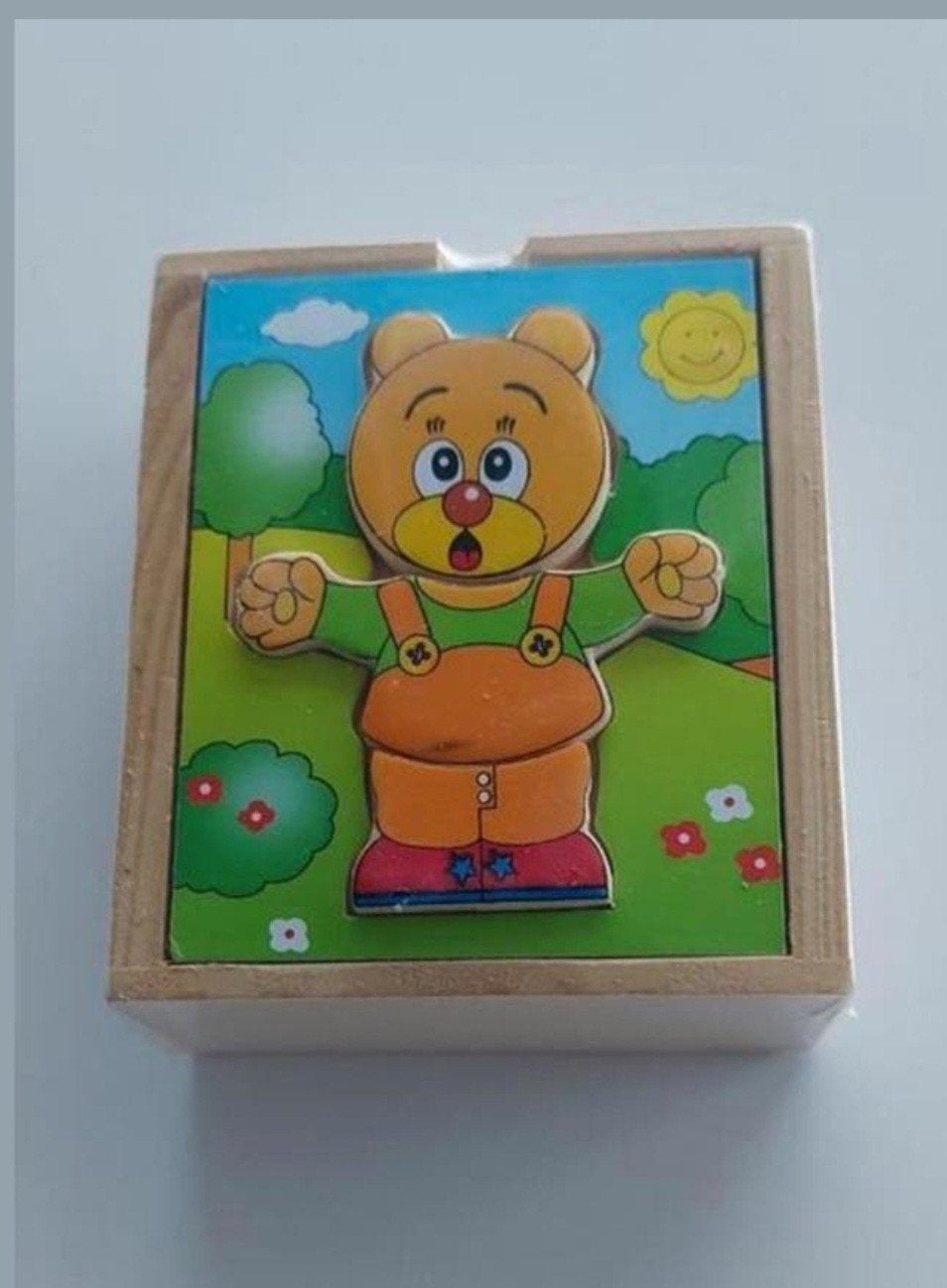 Puzzle à déguiser en ours en bois (nouveau), Enlèvement ou Envoi, Neuf