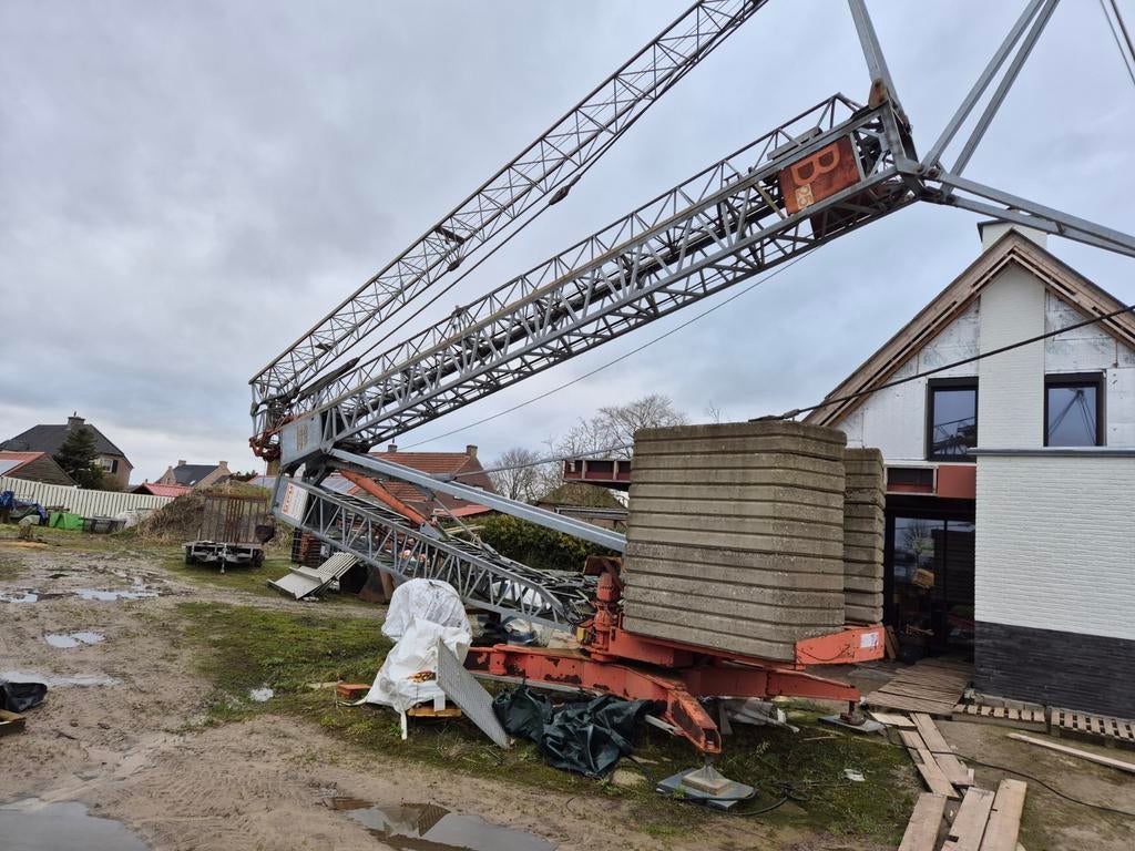 Bouwkraan GRU Benedine B25, 1600kg, kabels,katrollen nieuw, Enlèvement, Grue