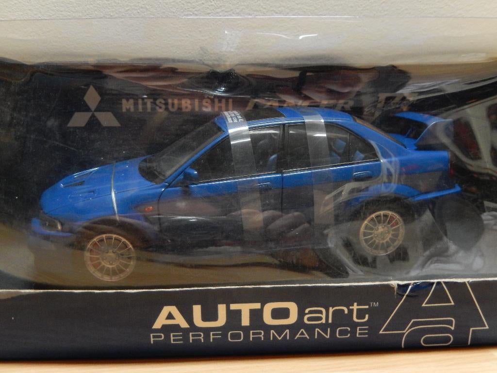 Mitsubishi Lancer Evo 6 1/18 Autoart, Ophalen of Verzenden, Nieuw, Auto, Autoart
