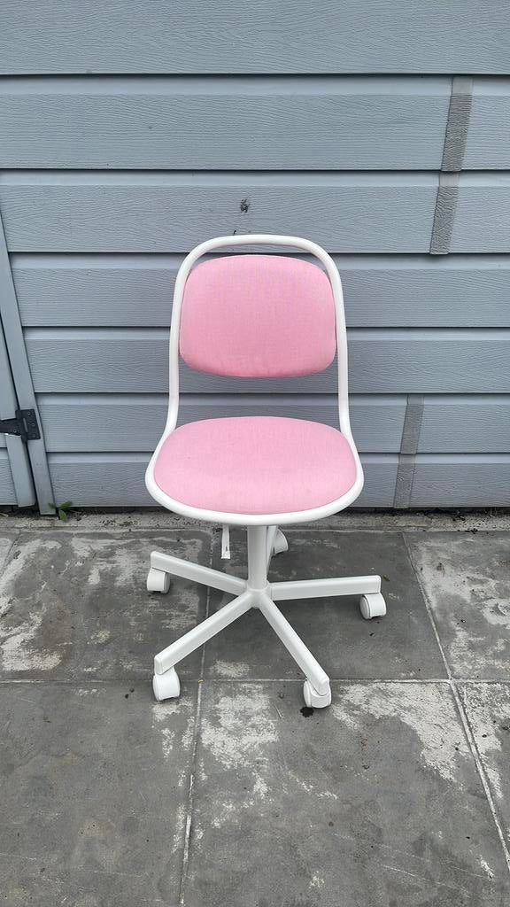 Roze bureaustoel, Ophalen, Zo goed als nieuw, Roze, Bureaustoel