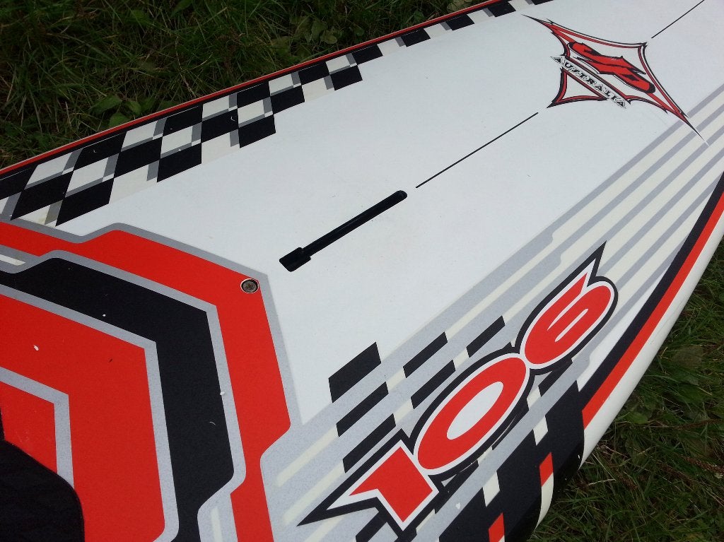 JP Australia SuperX 106L - AHD Freediamond65 115L, Ophalen, Gebruikt, Met vin(nen), Plank
