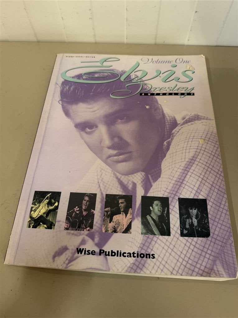 Elvis Presley Anthology Deel 1 - Piano/Vocal/Gitaar Boek, Ophalen of Verzenden, Zo goed als nieuw, Gitaar