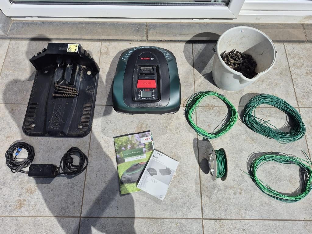 Bosch Indego S+ 500 met accesoires, Ophalen, Gebruikt, Bestuurbaar via app, Minder dan 20 cm