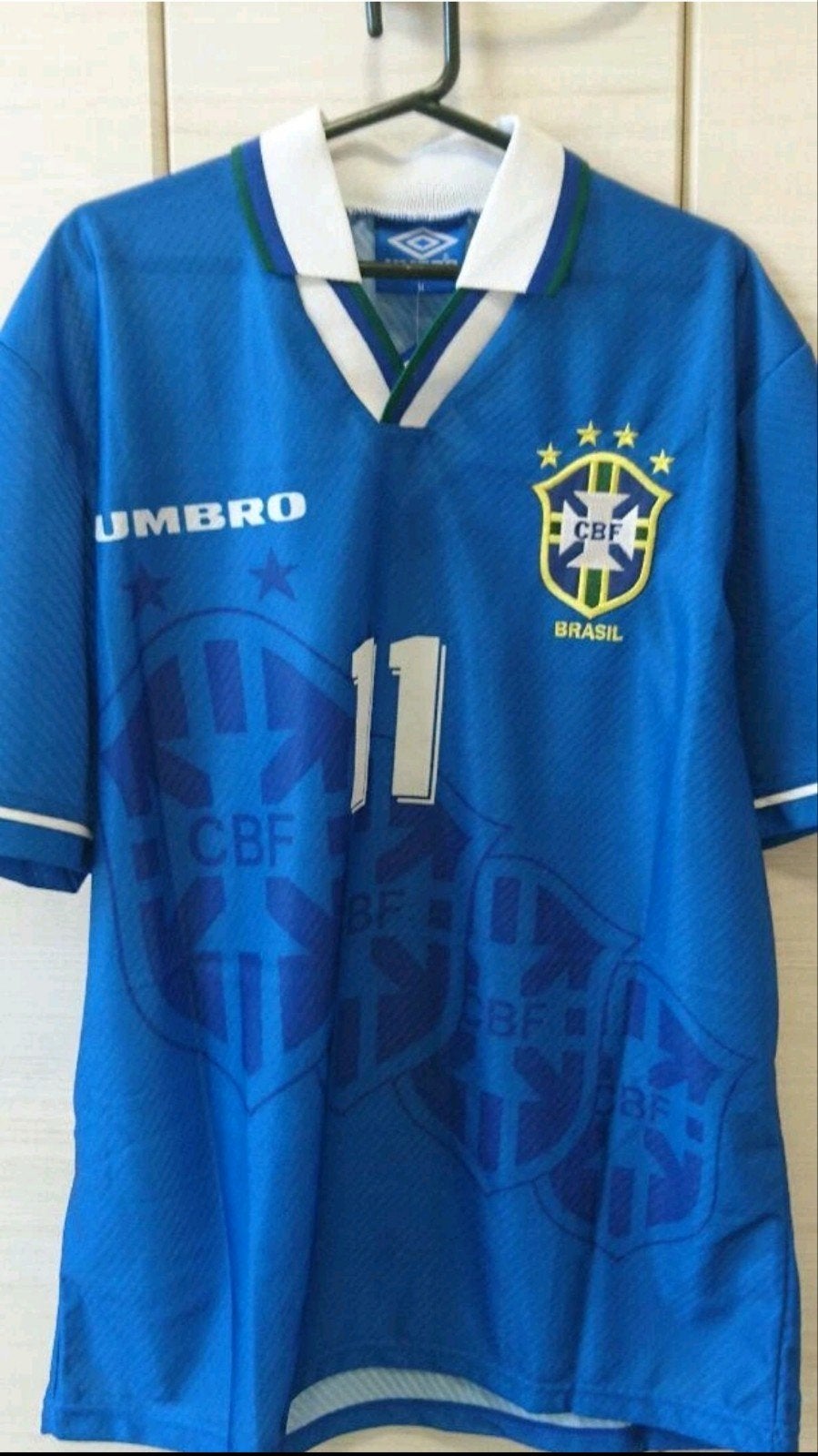 Brazilië Romario Voetbal Uitshirt Origineel WorldCup 1994, Verzenden